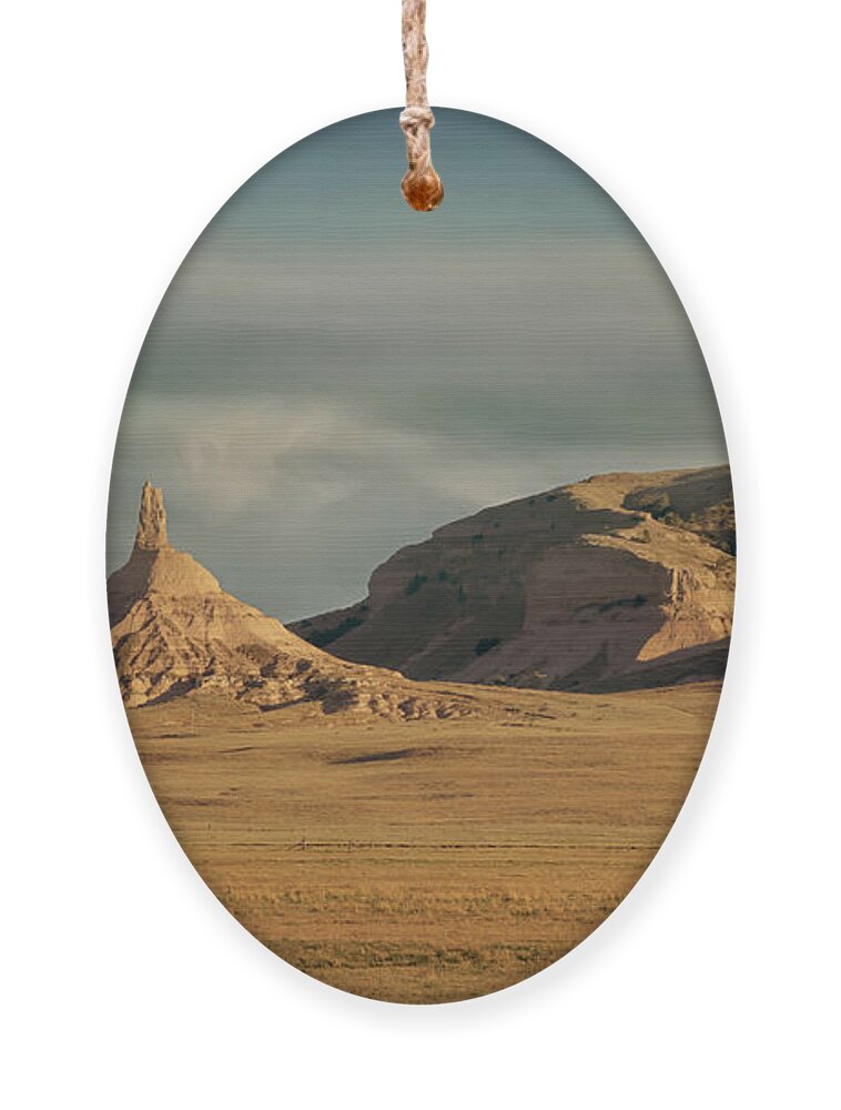 Chimney Rock Ornament featuring the photograph Chimney Rock #2 by Susan Rissi Tregoning