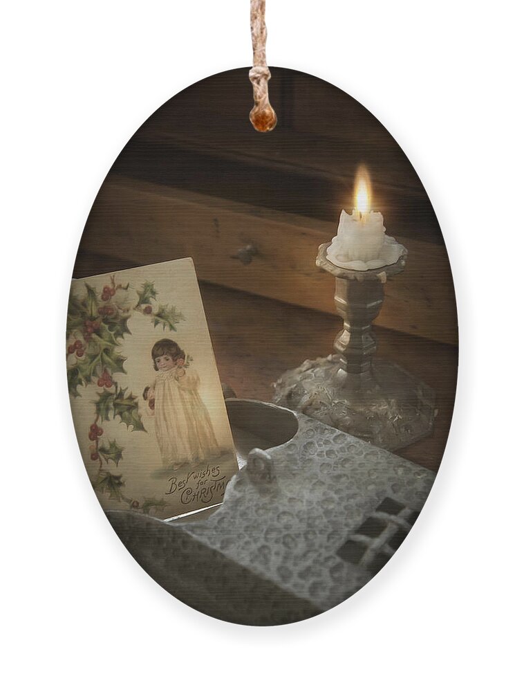 Christmas Ornament featuring the photograph Christmas Past by Robin-Lee Vieira