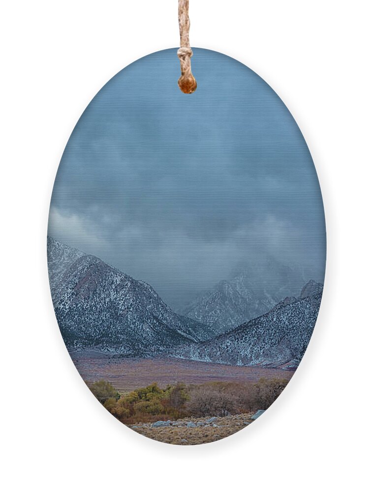 Landscape Ornament featuring the photograph Clouds Over Sierra by Jonathan Nguyen