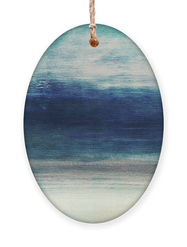 Beach Ornament featuring the mixed media Coastal Escape 2- Art by Linda Woods by Linda Woods