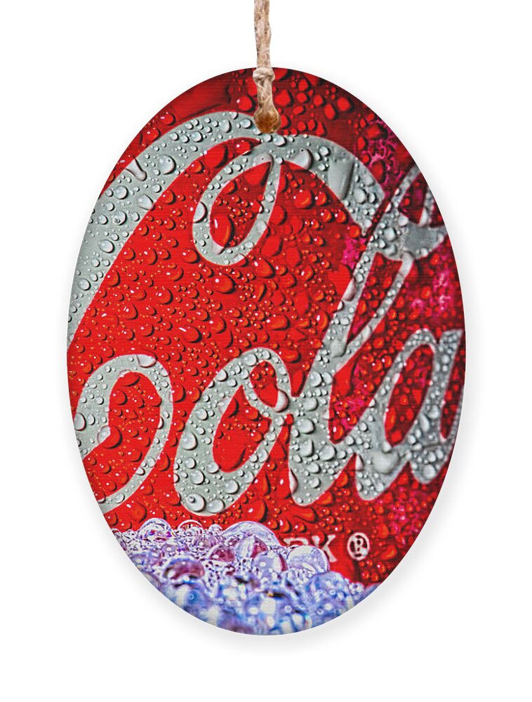 Coke Ornament featuring the photograph Coke Cola by Bob Orsillo