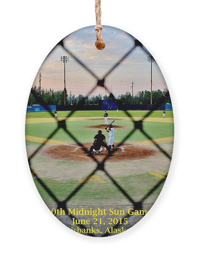 Yeager Ornament featuring the photograph Commission Free - Midnight Sun Game by Benjamin Yeager