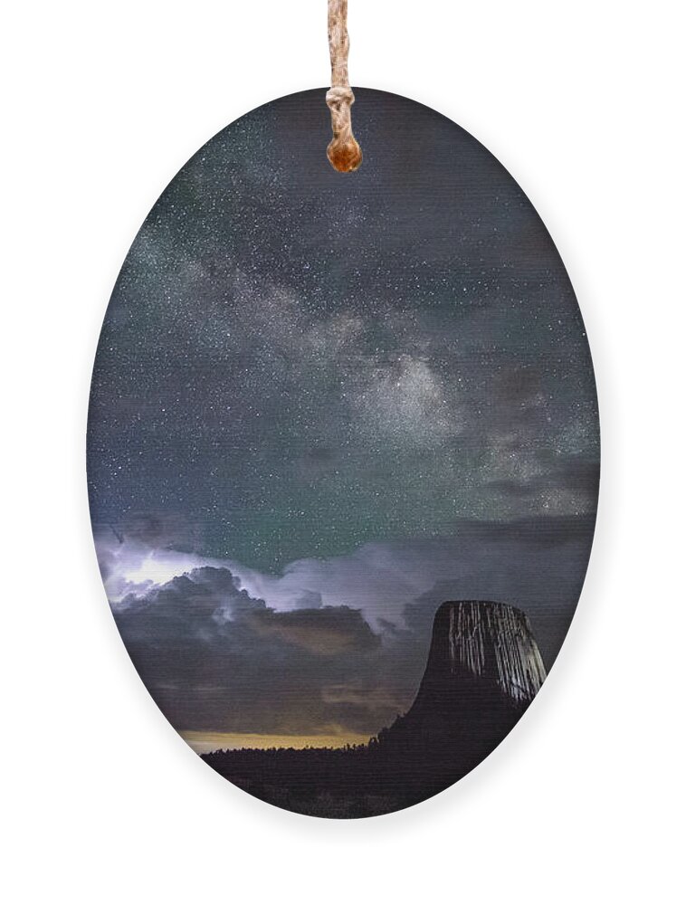 Devils Tower Ornament featuring the photograph Convergence I by Greni Graph