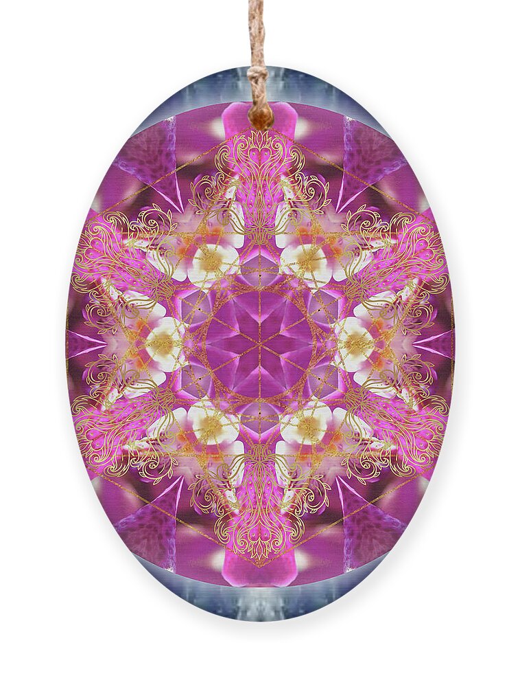 Exotic Ornament featuring the digital art Cosmic Love by Alicia Kent