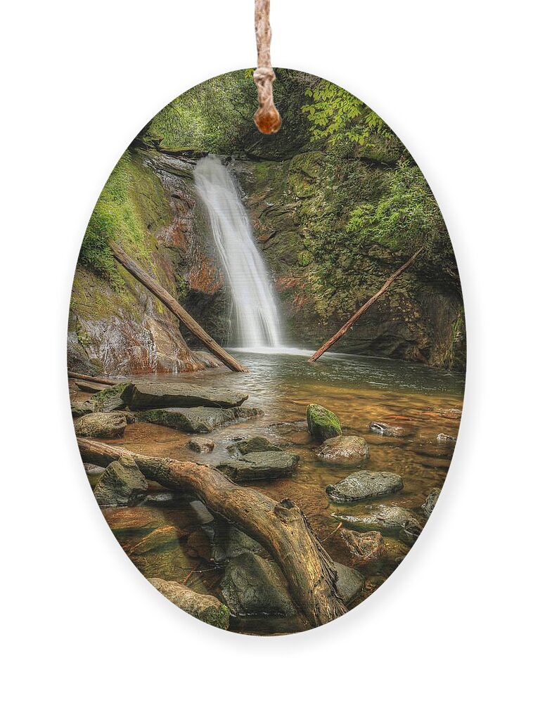 Courthouse Falls Ornament featuring the photograph Courthouse Falls by Carol Montoya