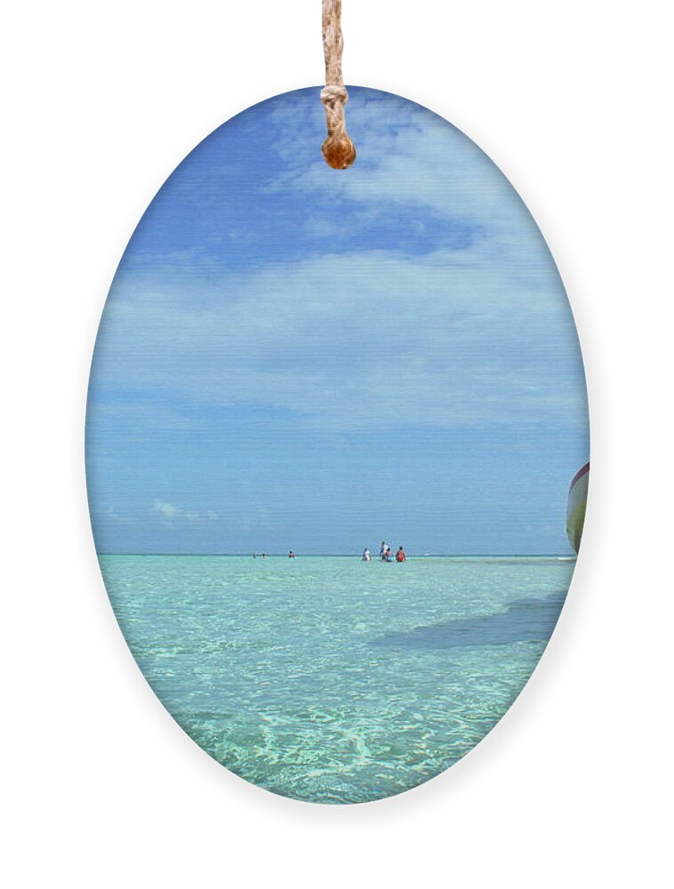 Sea Ornament featuring the photograph Crystalline Lagoon by Becqi Sherman