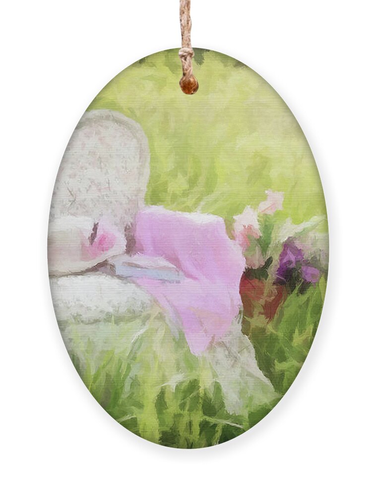 Daydreaming Ornament featuring the photograph Daydreaming by David Dehner