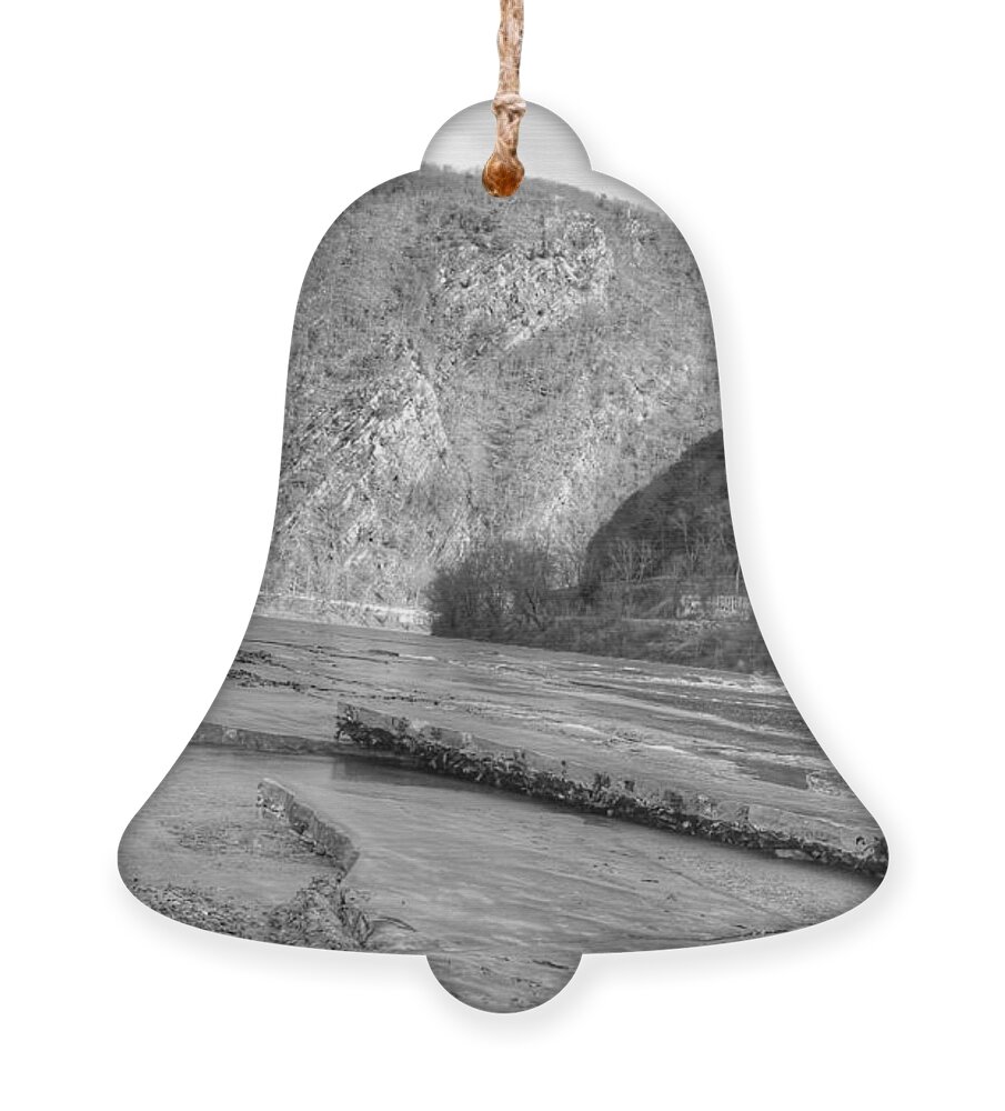 Delaware Water Gap Ornament featuring the photograph Delaware Water Gap in Winter by Christopher Lotito