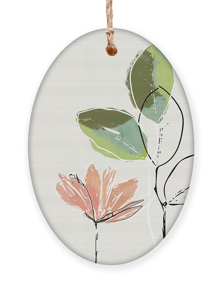 Flower Ornament featuring the mixed media Delicate Flower- Art by Linda Woods by Linda Woods