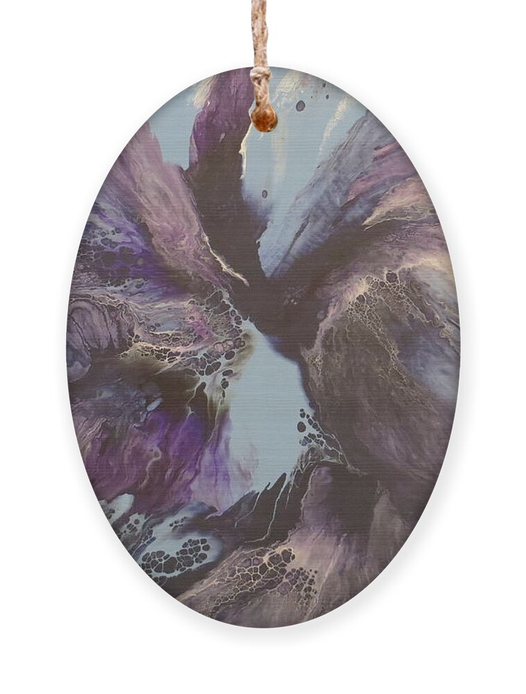 Abstract Ornament featuring the painting Determination by Soraya Silvestri