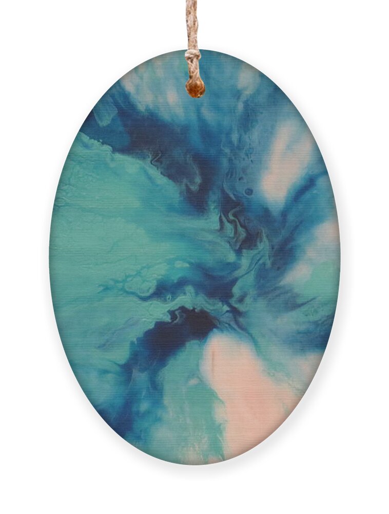 Abstract Ornament featuring the painting Dive by Soraya Silvestri