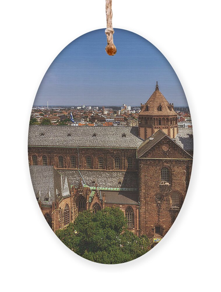 Dom Ornament featuring the photograph Dom St. Peter zu Worms by Marc Braner