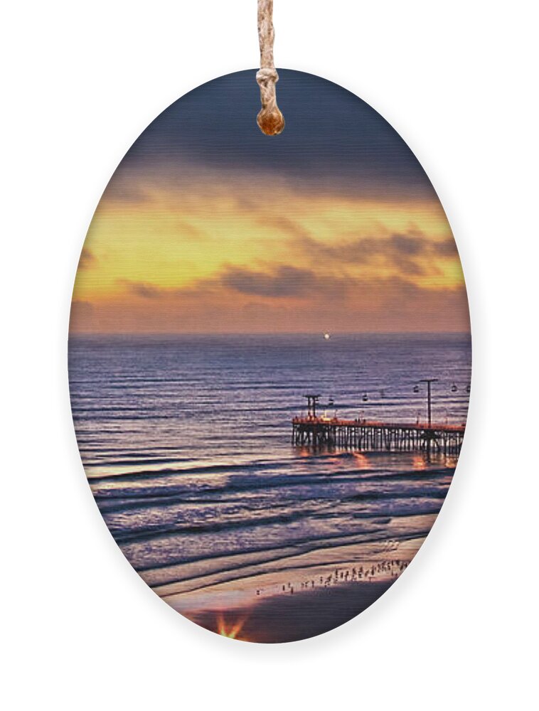 Beach Ornament featuring the photograph Early Morning In Daytona Beach by Christopher Holmes