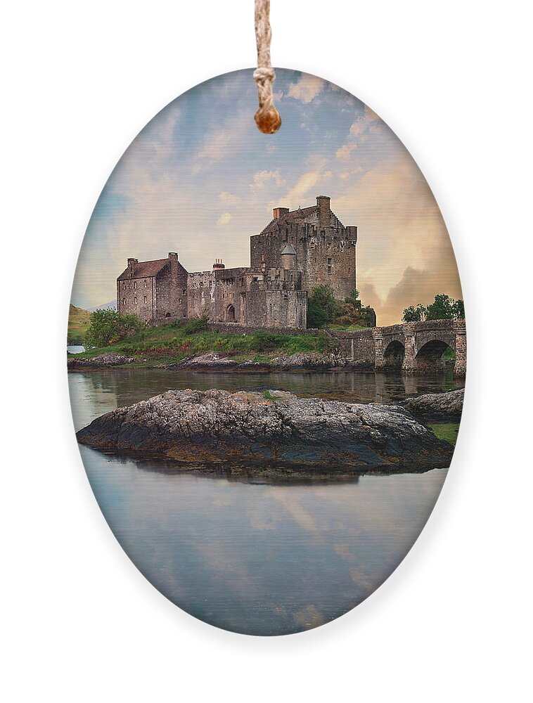 Loch Ornament featuring the photograph Eilean Donan Castle by Jaroslaw Blaminsky