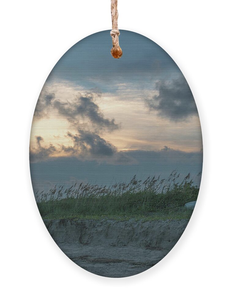 Sunset Ornament featuring the photograph Escape to the Beach by Dale Powell