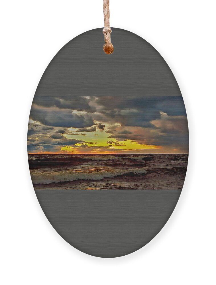 Sunset Ornament featuring the photograph Essence by Dani McEvoy