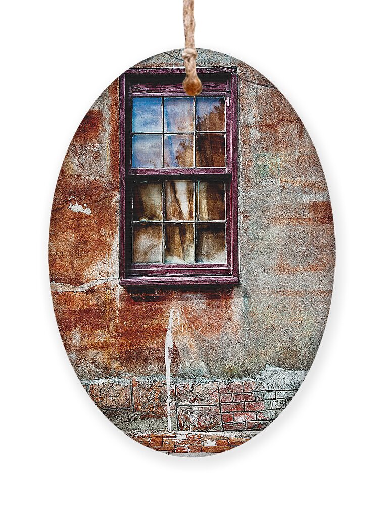 Window Ornament featuring the photograph Faded Over Time 2 by Christopher Holmes