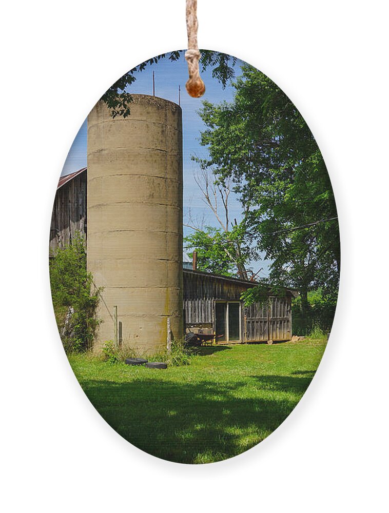 America Ornament featuring the photograph Family Farm by Jennifer White