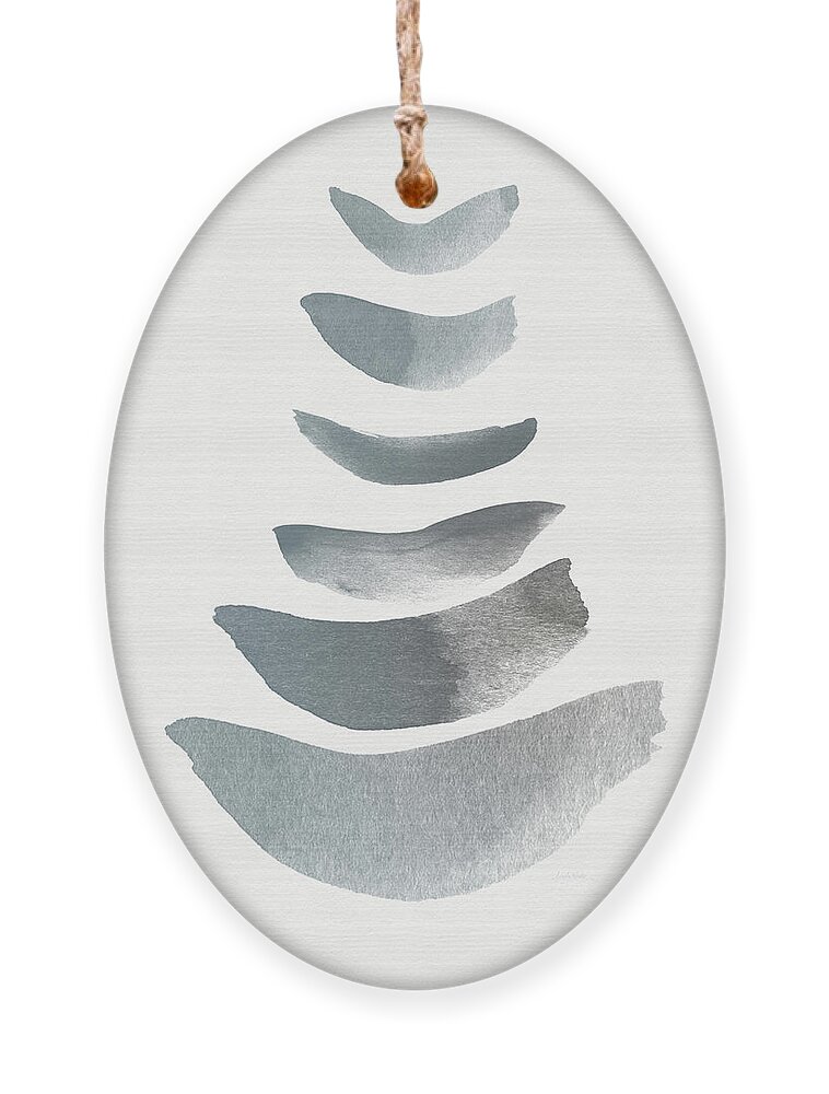 Spa Ornament featuring the mixed media Floating 1- Zen Art by Linda Woods by Linda Woods