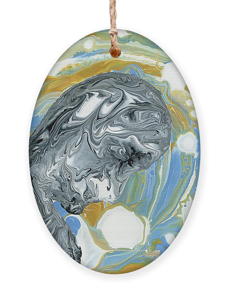 Abstract Ornament featuring the painting Forgotten by Matthew Mezo