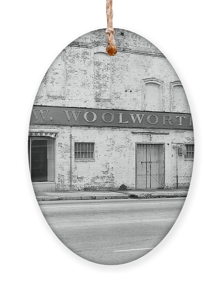 Fine Art Ornament featuring the photograph F.W. Woolworth Co. by Rodney Lee Williams