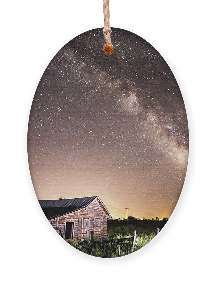 Star Valley Ornament featuring the photograph Galaxy in Star Valley by Wesley Aston