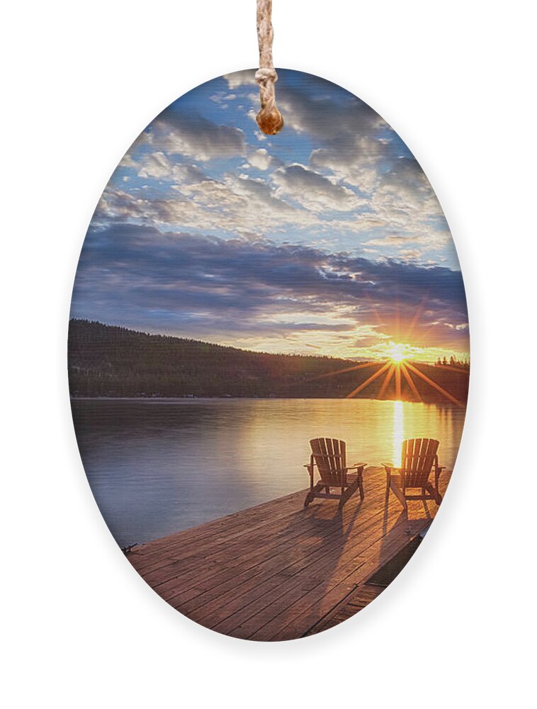 Sierras Ornament featuring the photograph Good Morning Sun by Anthony Michael Bonafede