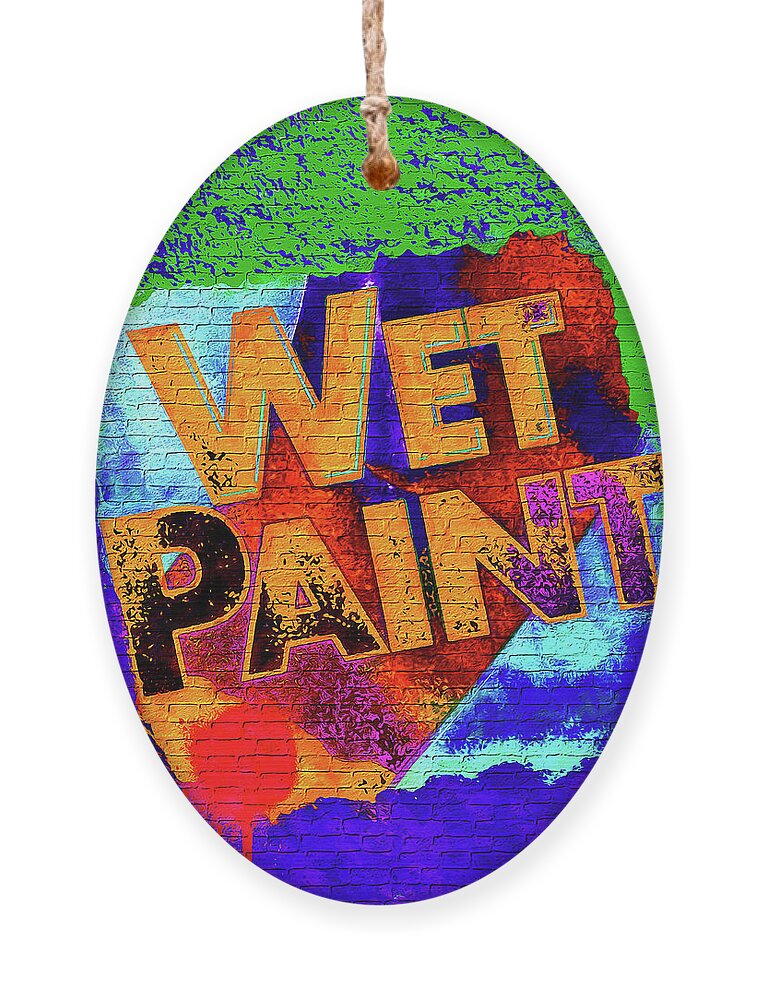 Sign Ornament featuring the digital art Good to Know by Pennie McCracken