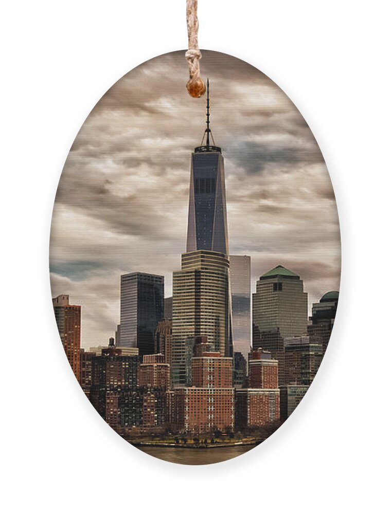 Nyc Ornament featuring the photograph Gotham City by Alissa Beth Photography