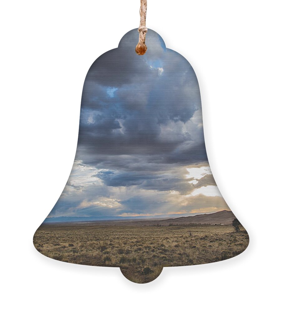 Clouds Ornament featuring the photograph Great Sand Dunes Stormbreak by Jason Roberts