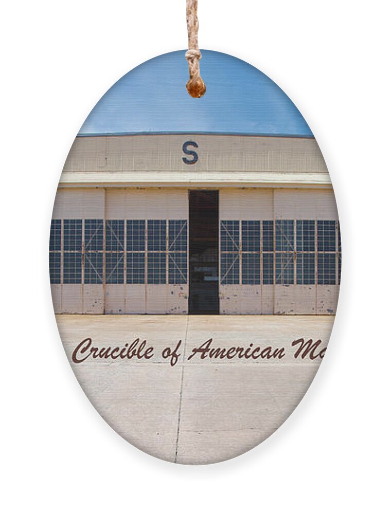 Ghe Ornament featuring the photograph Hangar S - The Crucible of American Manned Spaceflight by Gordon Elwell