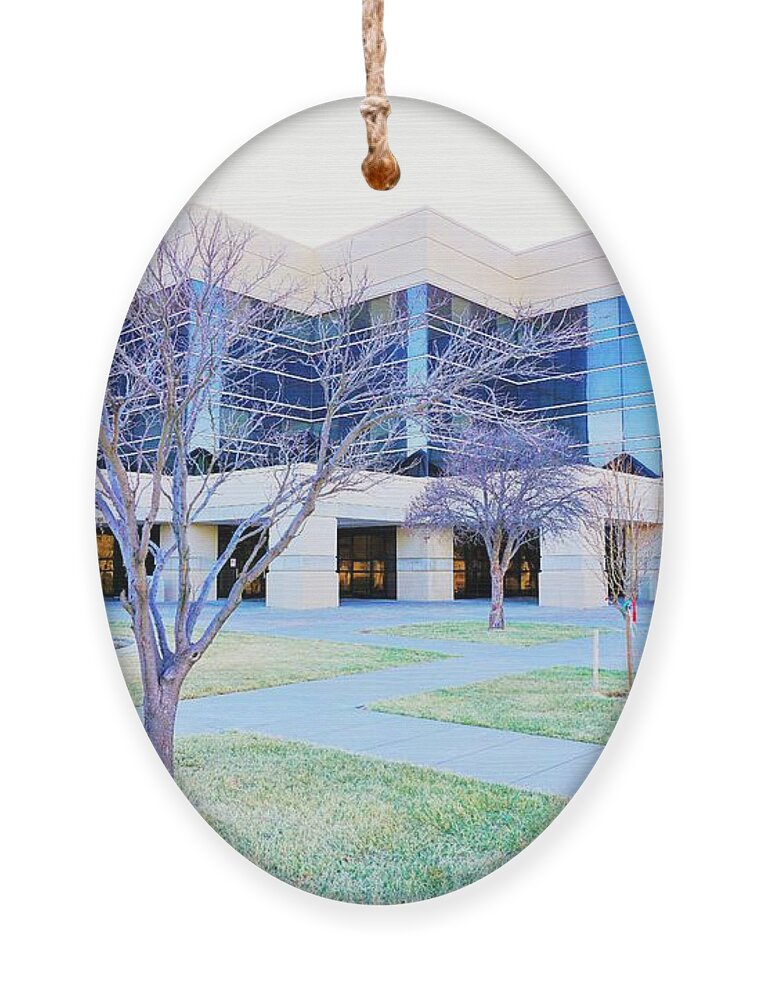 City Ornament featuring the photograph Hays Kansas by Merle Grenz