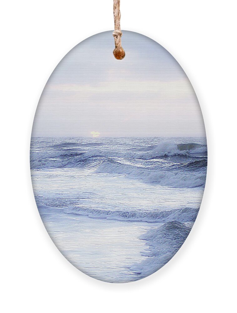 Photography Ornament featuring the photograph Hazy Morning Sunrise by Phil Perkins