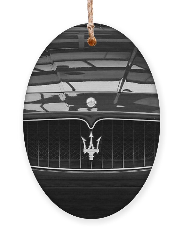 Maserati Granturismo Ornament featuring the photograph Head On by Dennis Hedberg