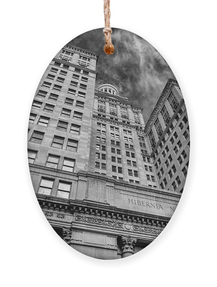 Architecture Ornament featuring the photograph Hibernia National Bank by Raul Rodriguez