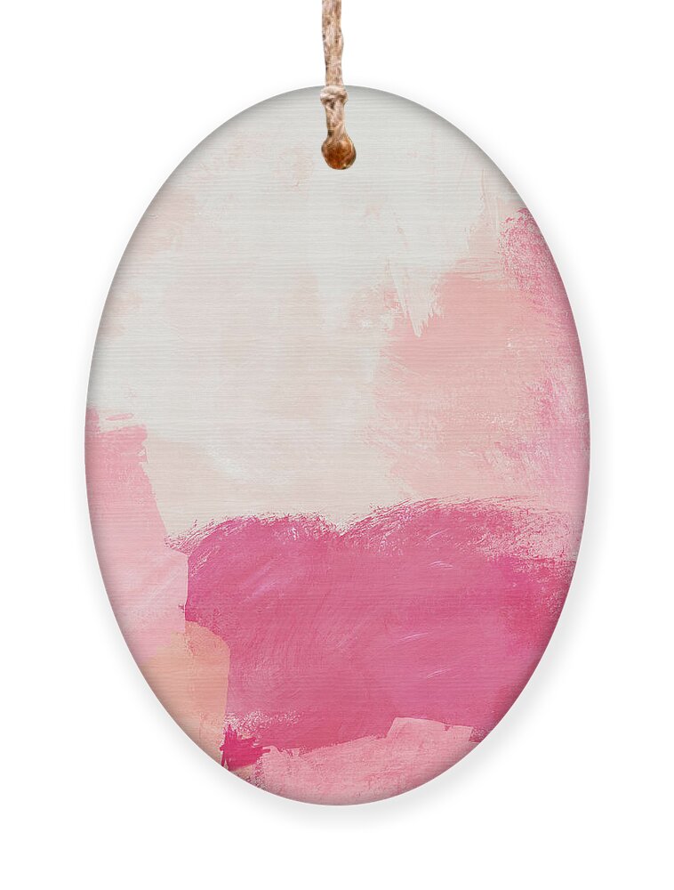 Abstract Ornament featuring the mixed media History of Pink- Abstract Art by Linda Woods by Linda Woods
