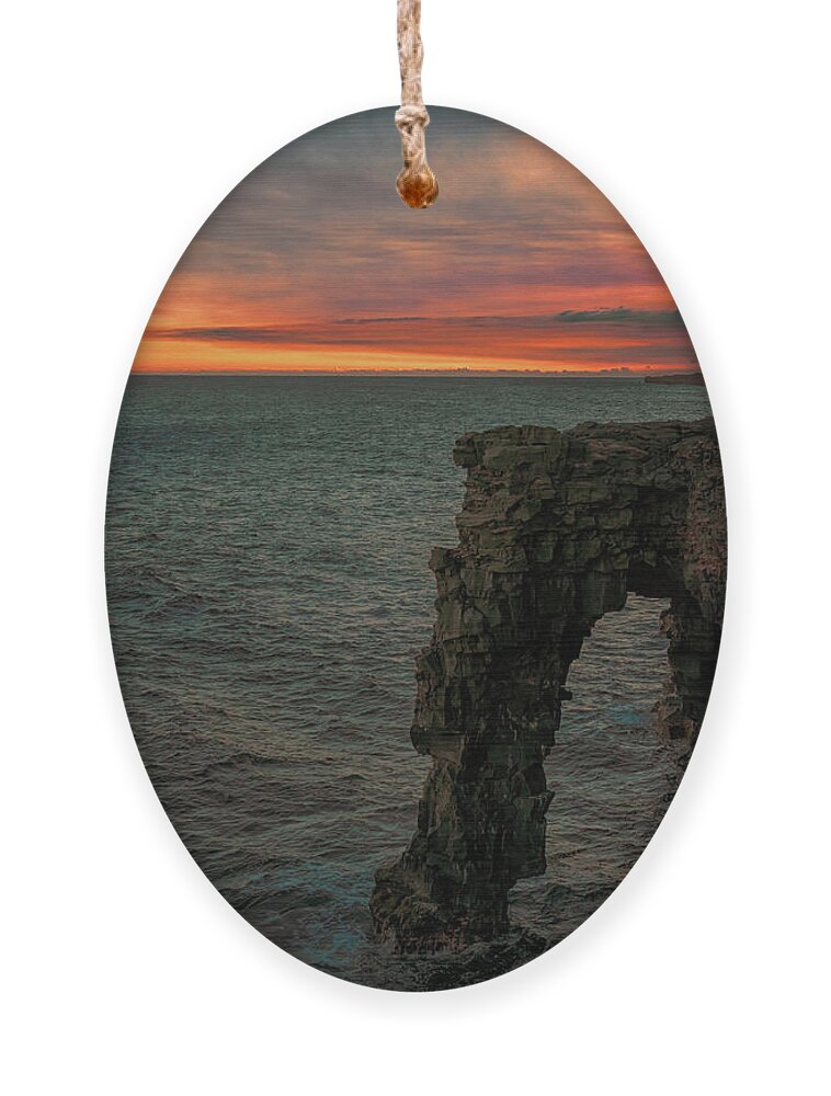 Holei Sea Arch Ornament featuring the photograph Holei Sea Arch by Susan Rissi Tregoning