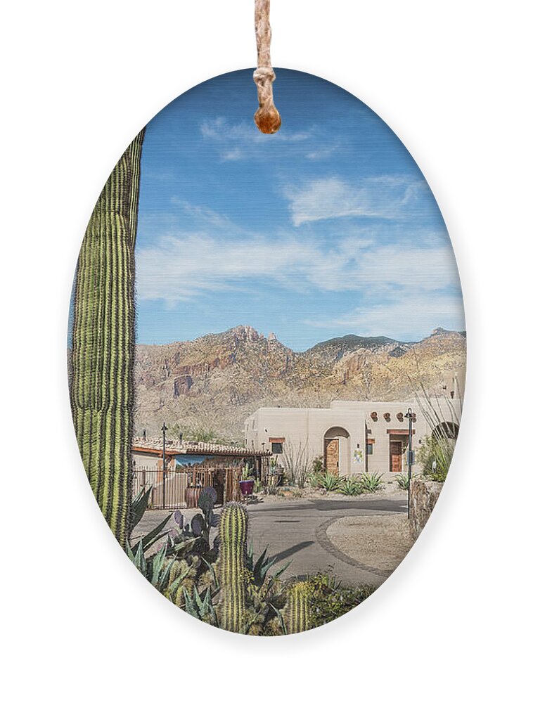 Architecture Ornament featuring the photograph Home in the Southwest by David Levin