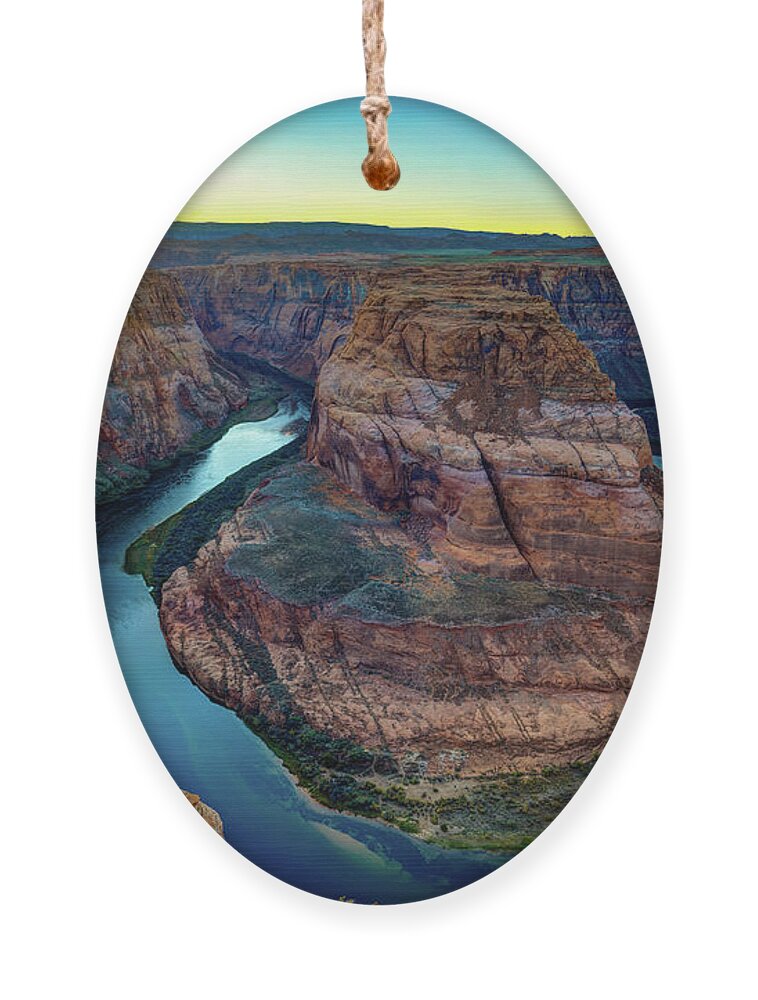 Arizona Ornament featuring the photograph Horseshoe Bend Sunset by Raul Rodriguez