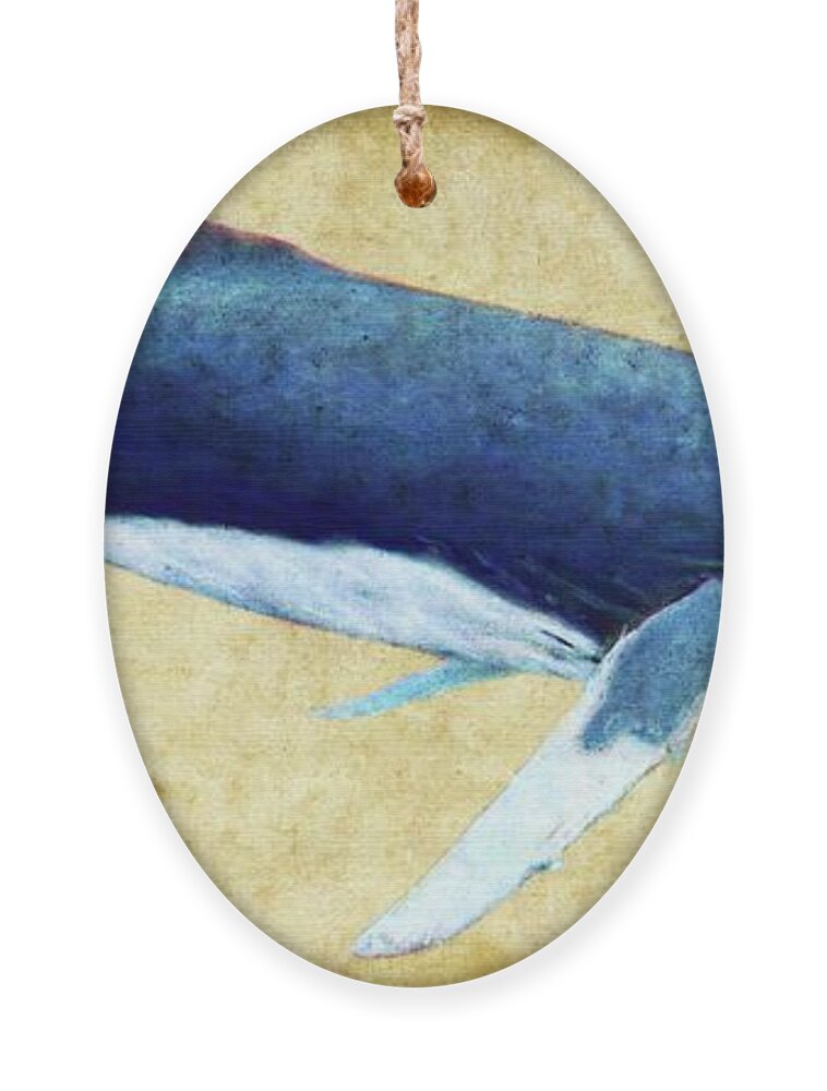 Humpback Ornament featuring the photograph Humpback Whale painting by Weston Westmoreland
