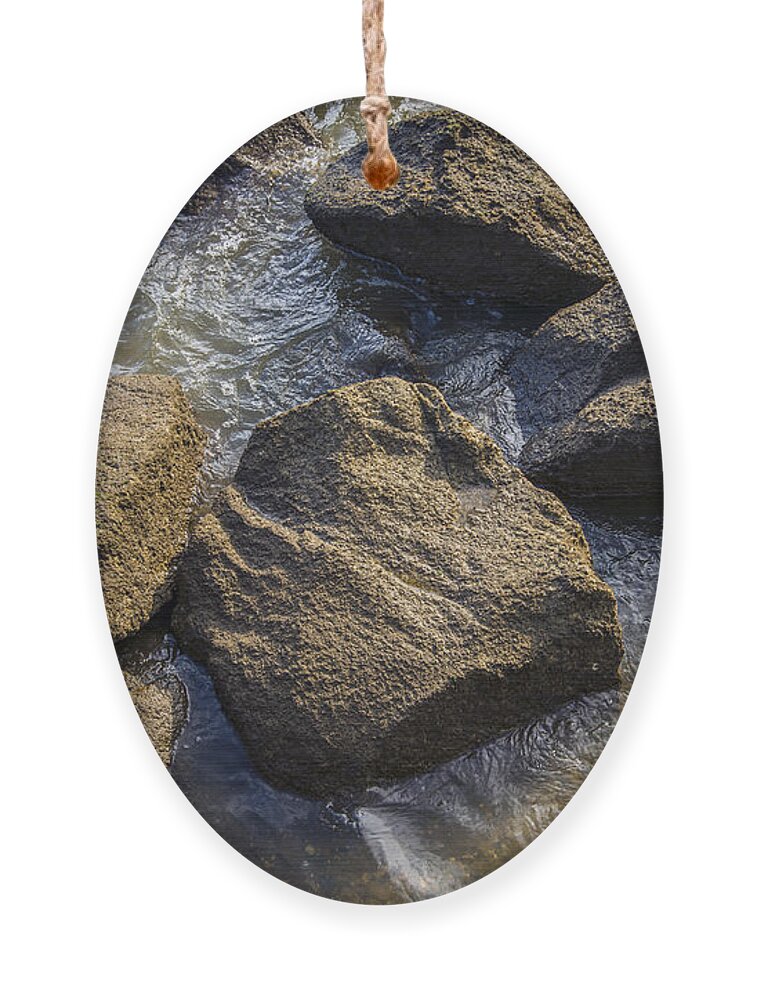 2d Ornament featuring the photograph I Am A Rock by Brian Wallace