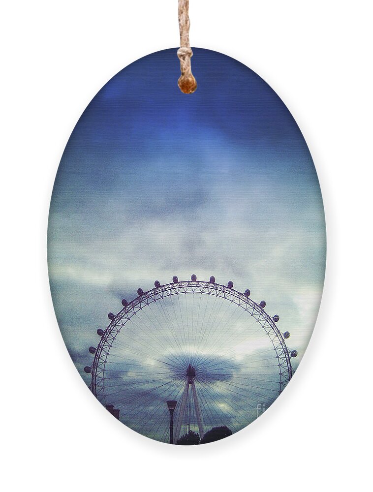 Ferris Wheel Ornament featuring the photograph Iconic by Becqi Sherman
