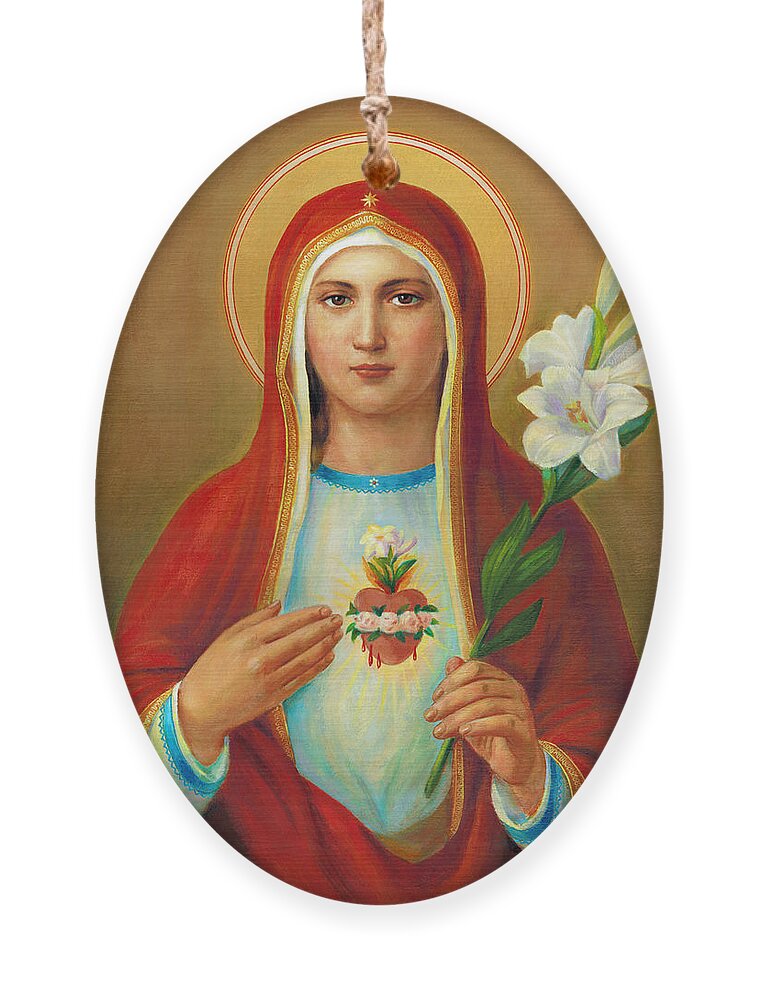 The Most Sacred Heart Of Jesus Painting by Svitozar Nenyuk