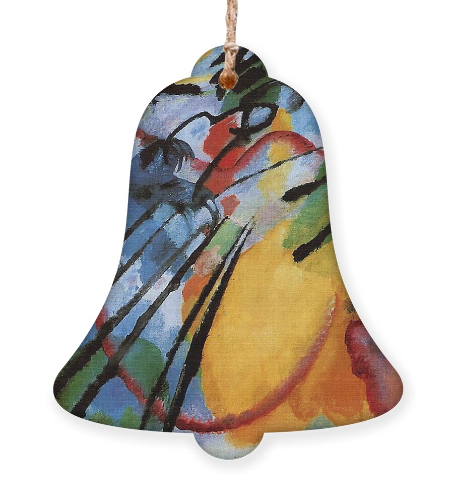 Wassily Kandinsky Ornament featuring the painting Improvisation 26 by Wassily Kandinsky