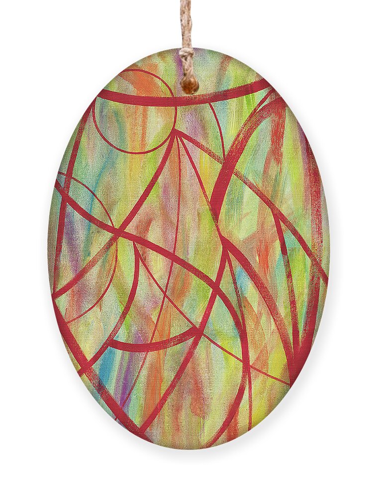 Inspiration Ornament featuring the painting Inspiration by Darin Jones