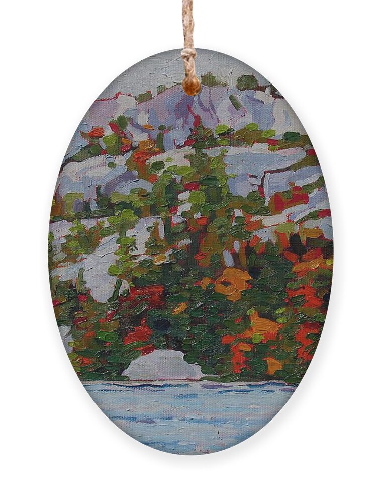 885 Ornament featuring the painting Inspirational Killarney by Phil Chadwick