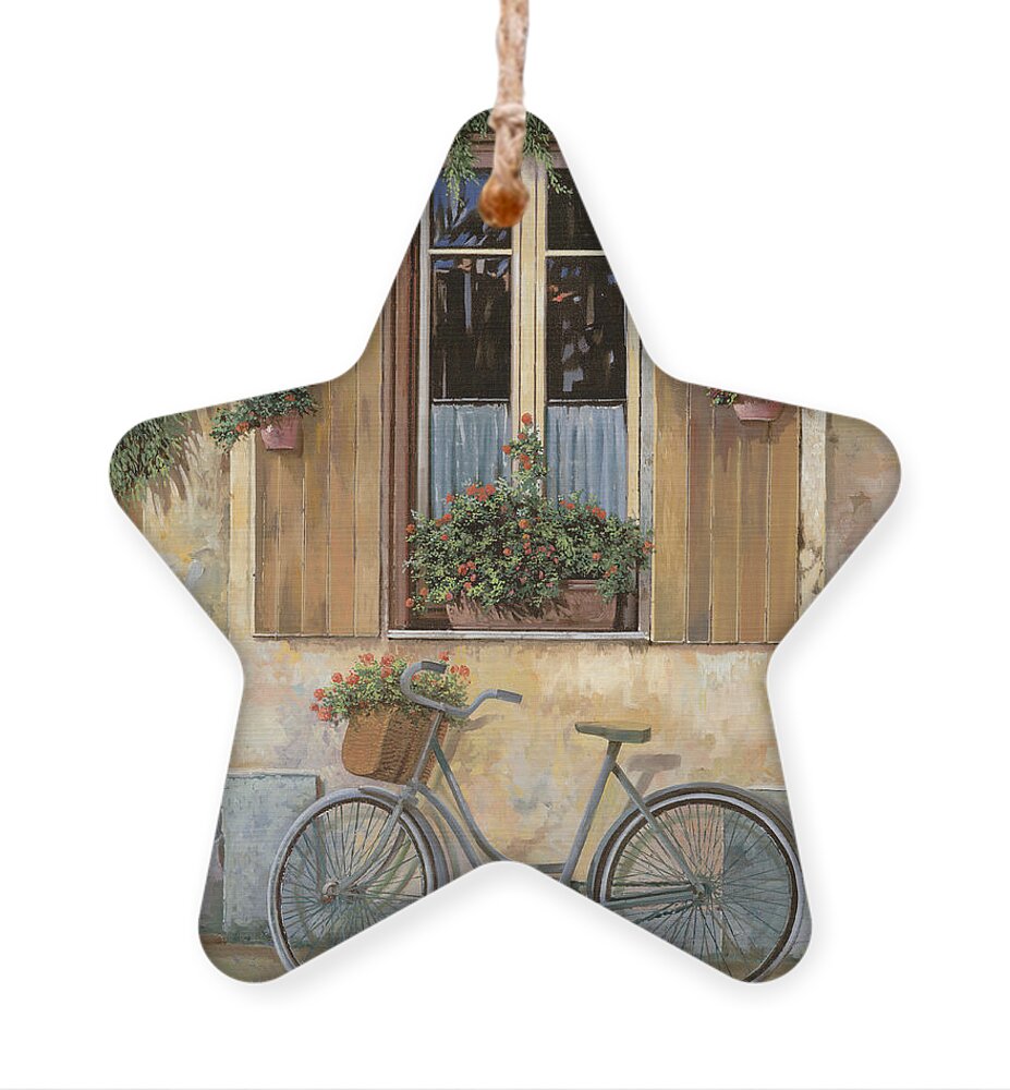 #faatoppicks Ornament featuring the painting La Bicicletta by Guido Borelli