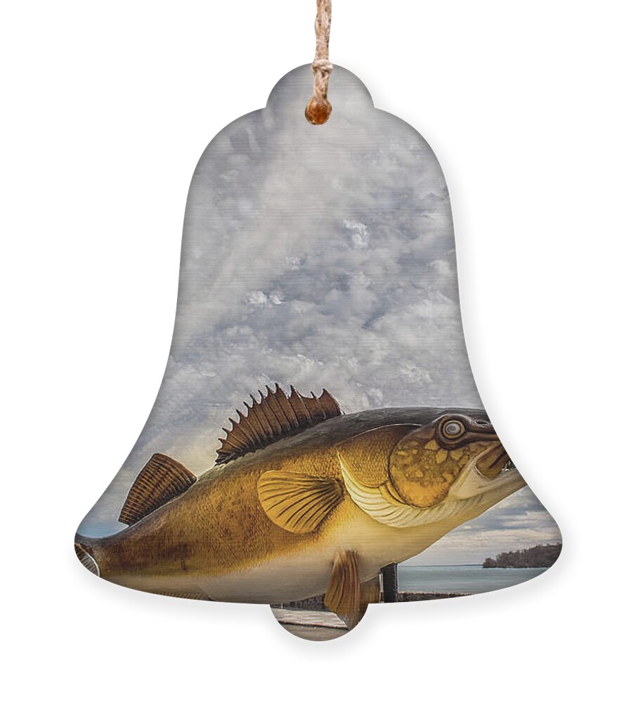 Lake Mille Lacs Ornament featuring the photograph Lake Mille Lacs Walleye by Paul Freidlund