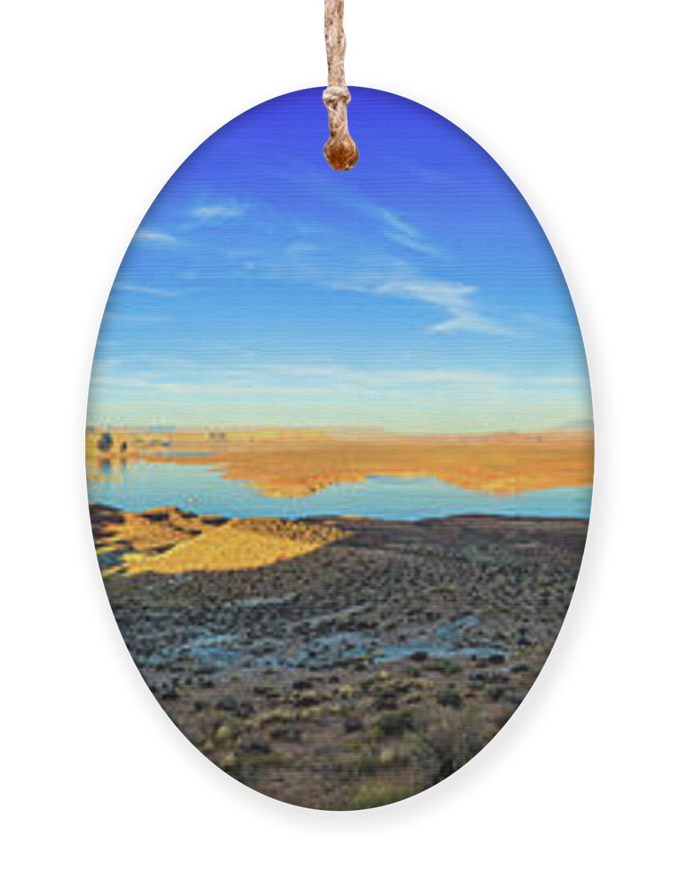 Lake Powell Ornament featuring the photograph Lake Powell Sunset by Raul Rodriguez