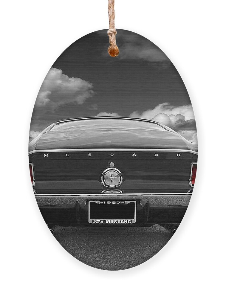 Ford Mustang Ornament featuring the photograph Let The Good Times Roll - 1967 Mustang Fastback by Gill Billington